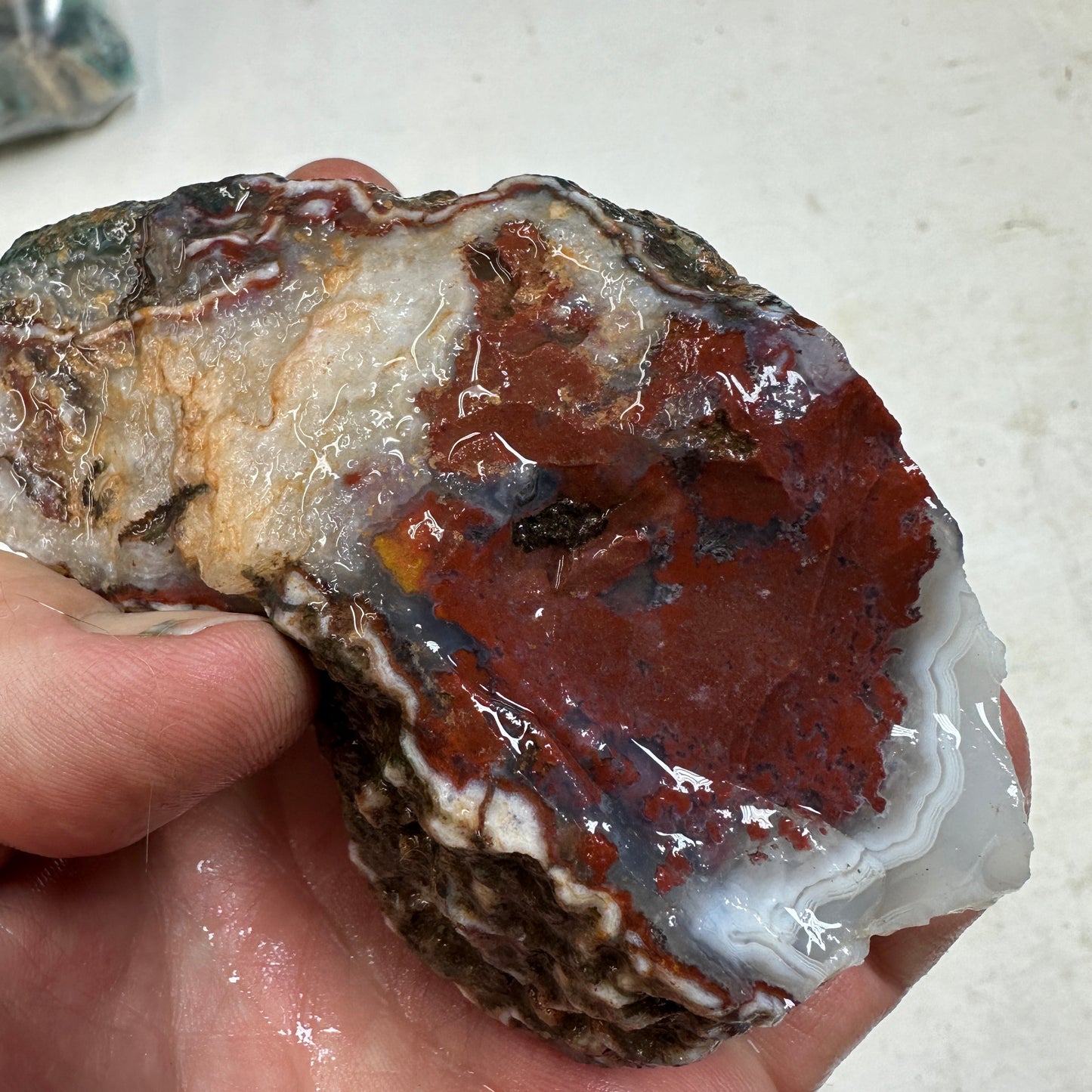 MOROCCAN AGATE Rough - 1.01 Pounds