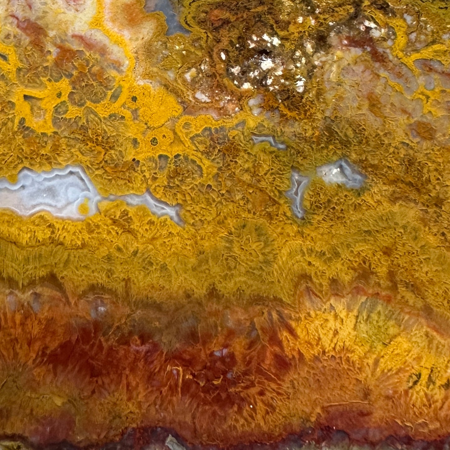 MEXICAN MOSS AGATE Slab - 163 grams