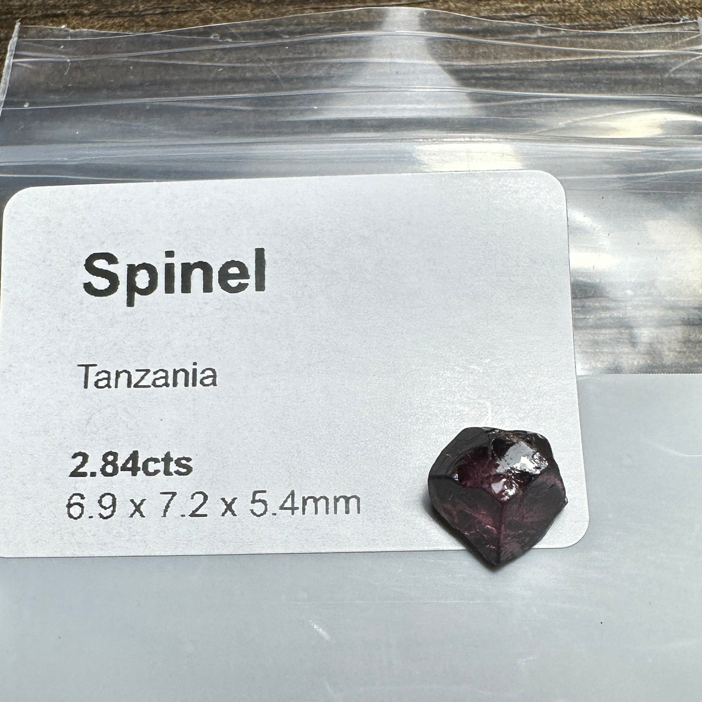 2.84ct Lavender SPINEL Facet Rough