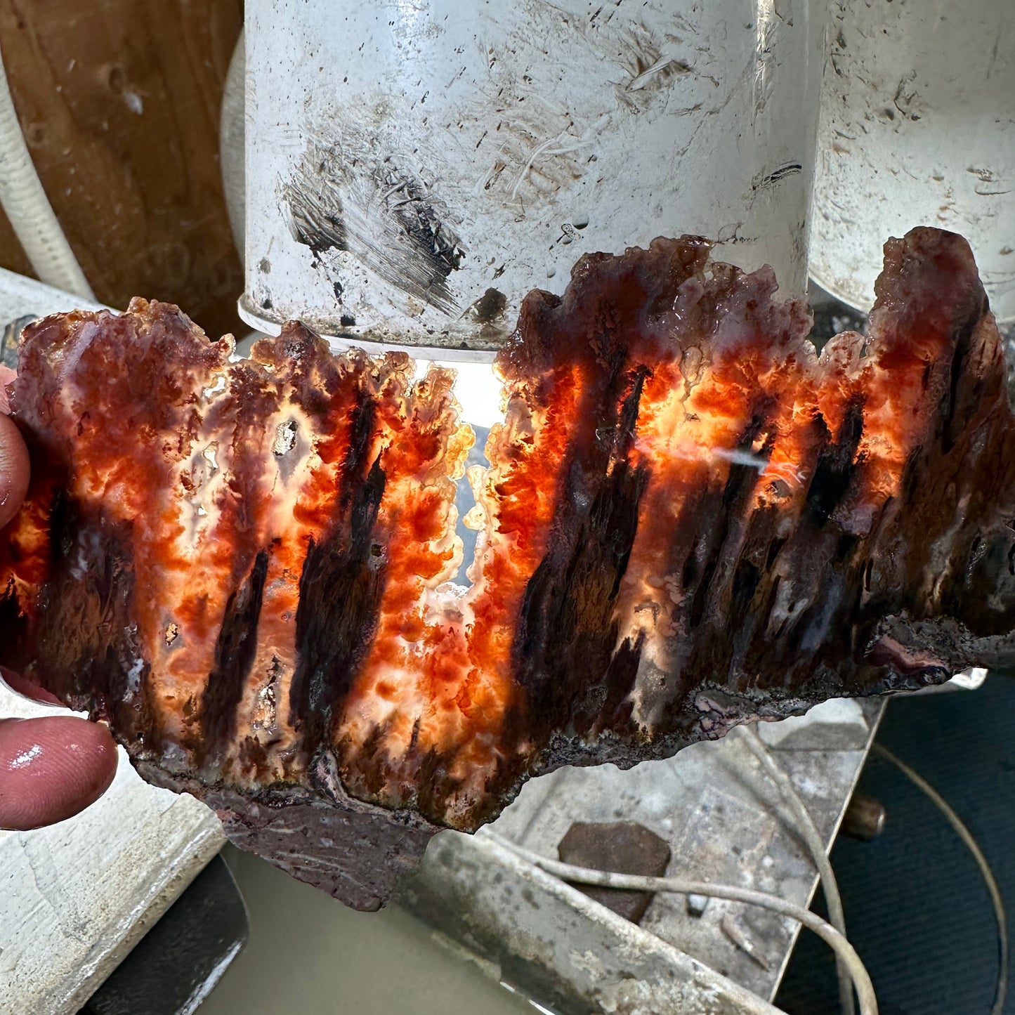 SICAT PLUME AGATE Slab - 156 grams