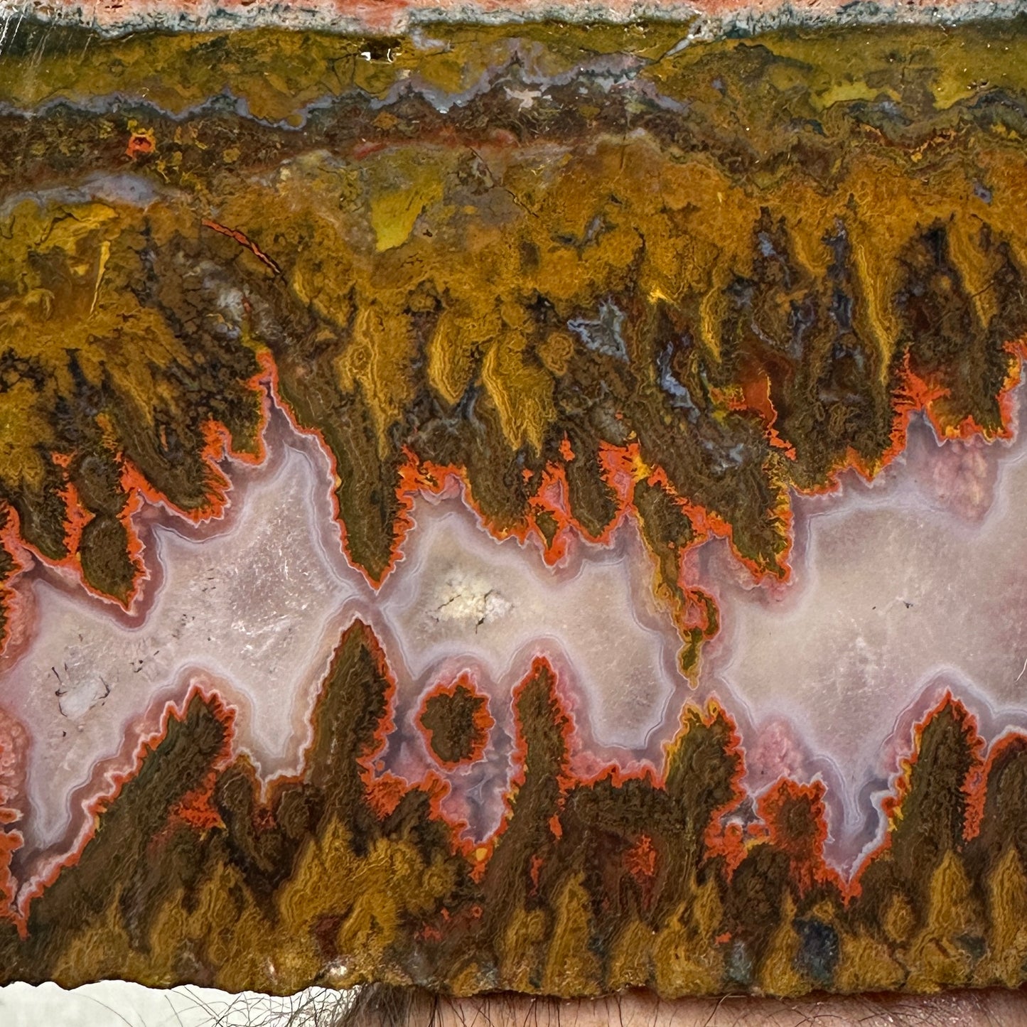 MOROCCAN SEAM AGATE Slab - 279 grams