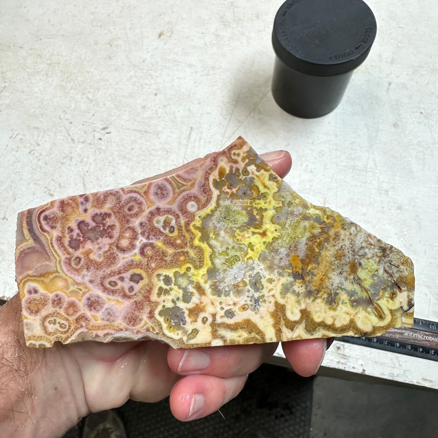 CRAZY LACE AGATE Slab - 169 grams
