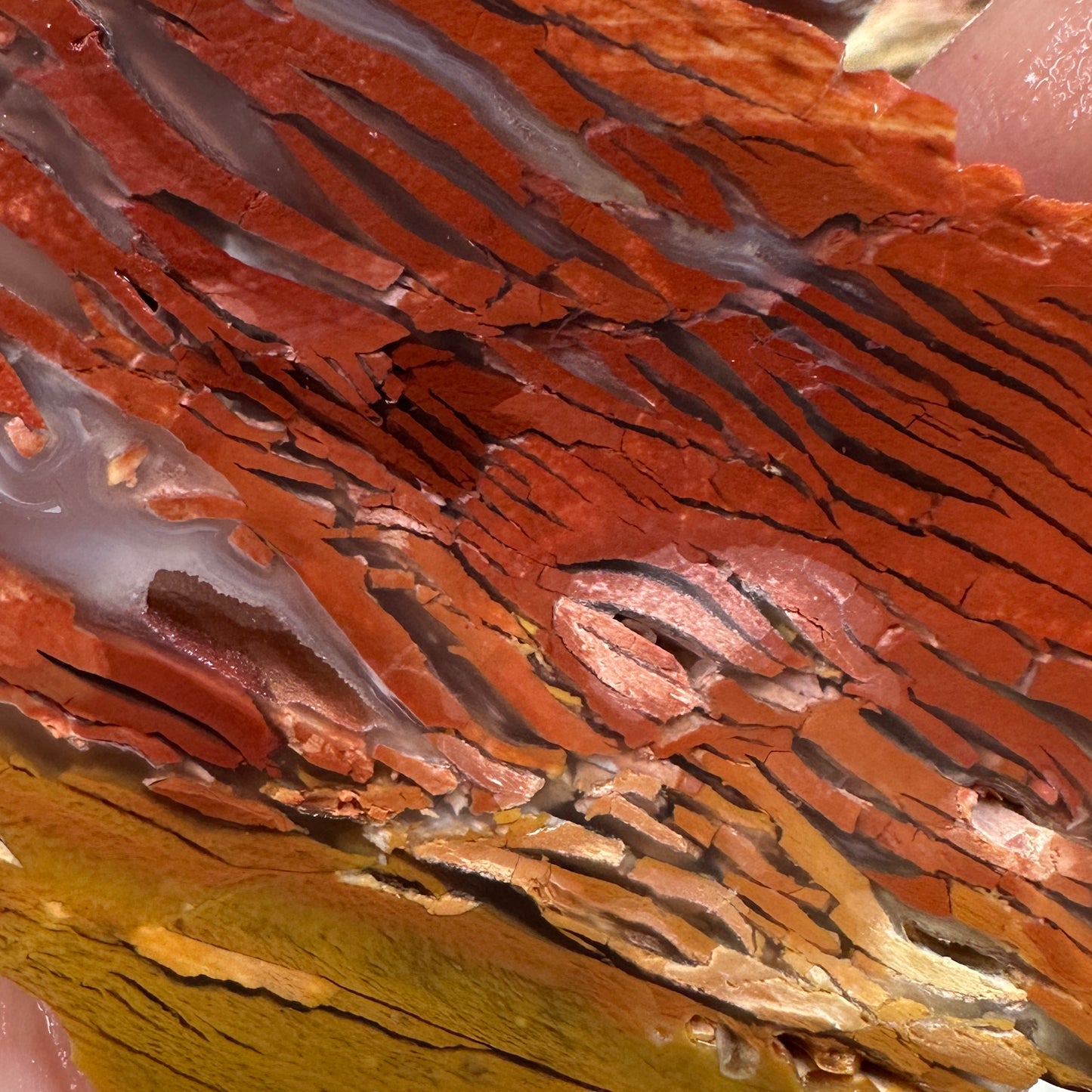 SUNSET HOWARDITE Slab - 63 grams