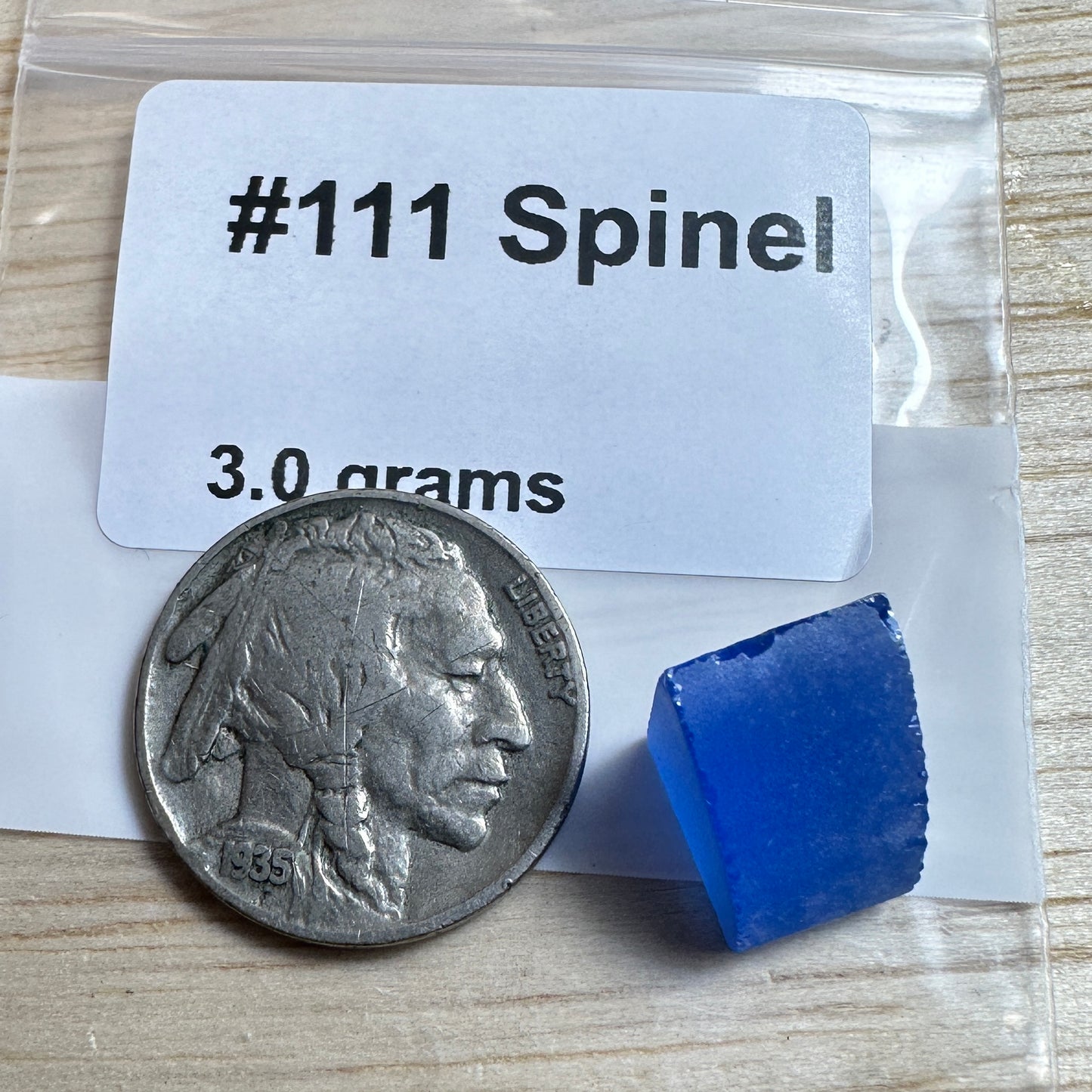 3.0 gram #111 SPINEL Facet Rough