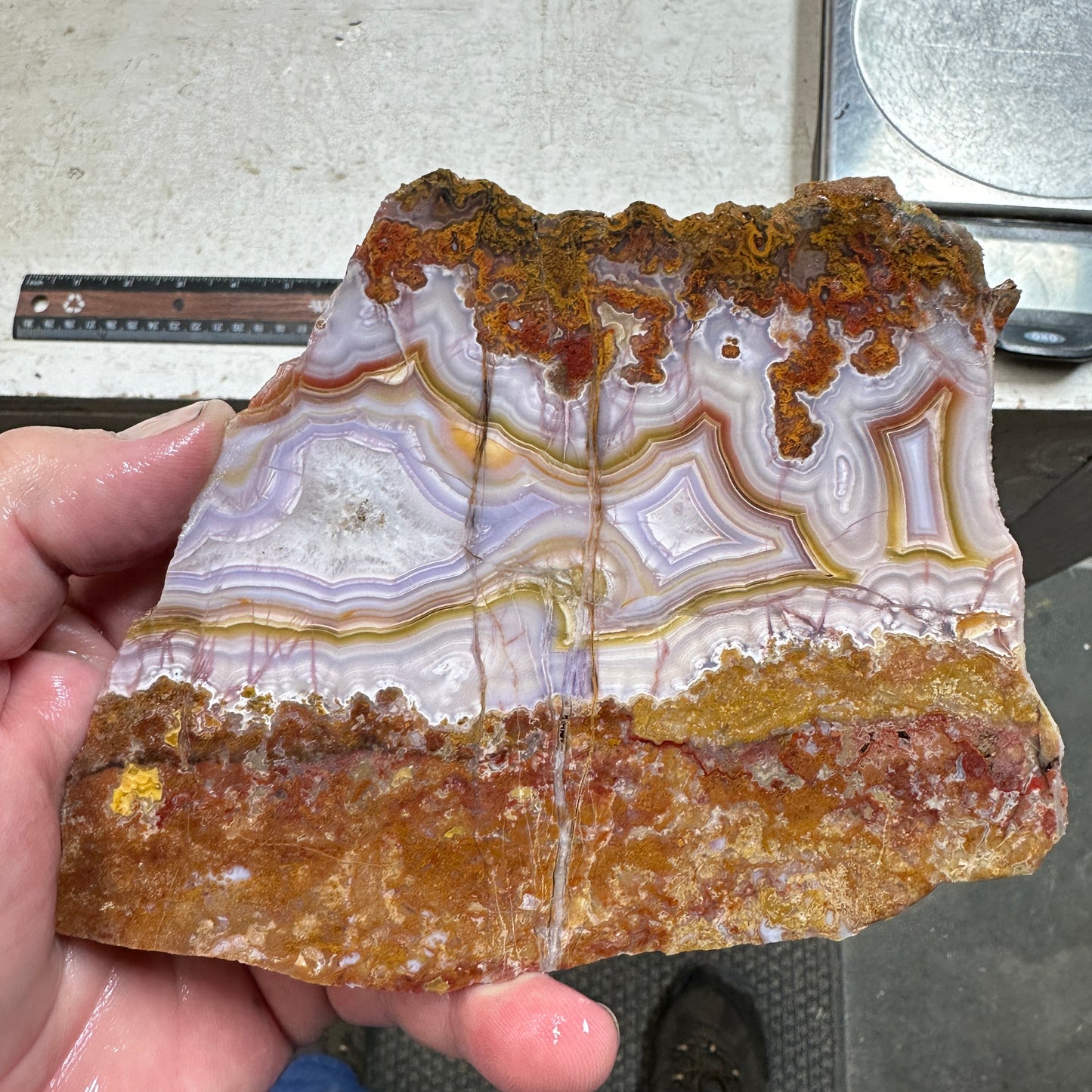 AGUA NUEVA AGATE Slab - 265 grams