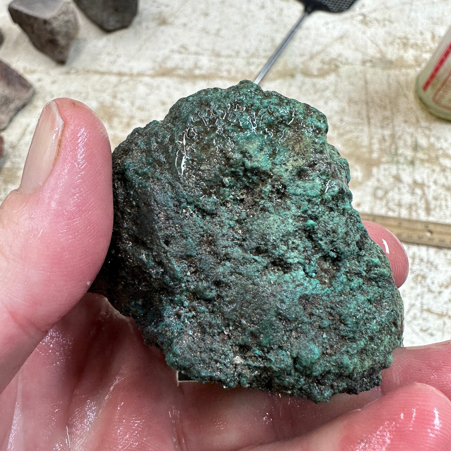 230 gram MORENCI2 Turquoise rough