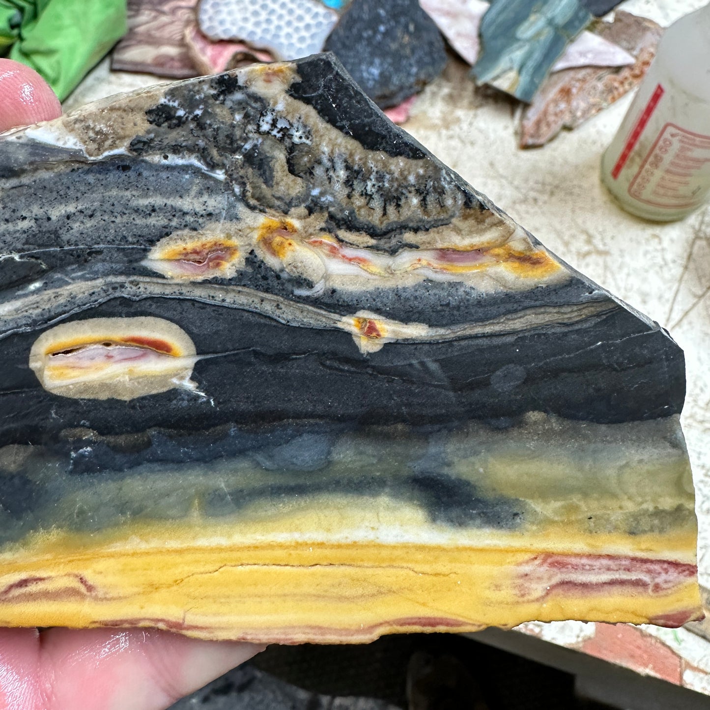 WINDY MOUNTAIN JASPER Slab - 178 grams