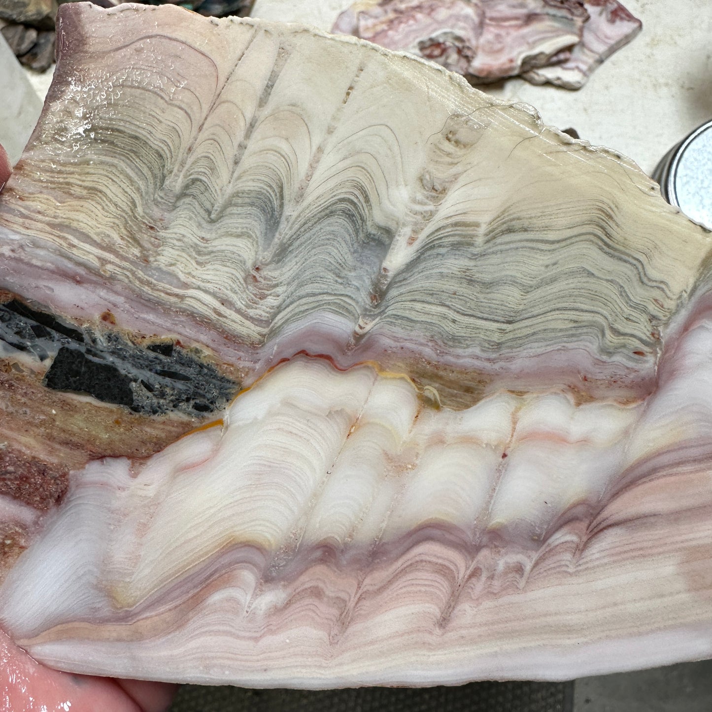 WINDY MOUNTAIN AGATE Slab - 250 grams