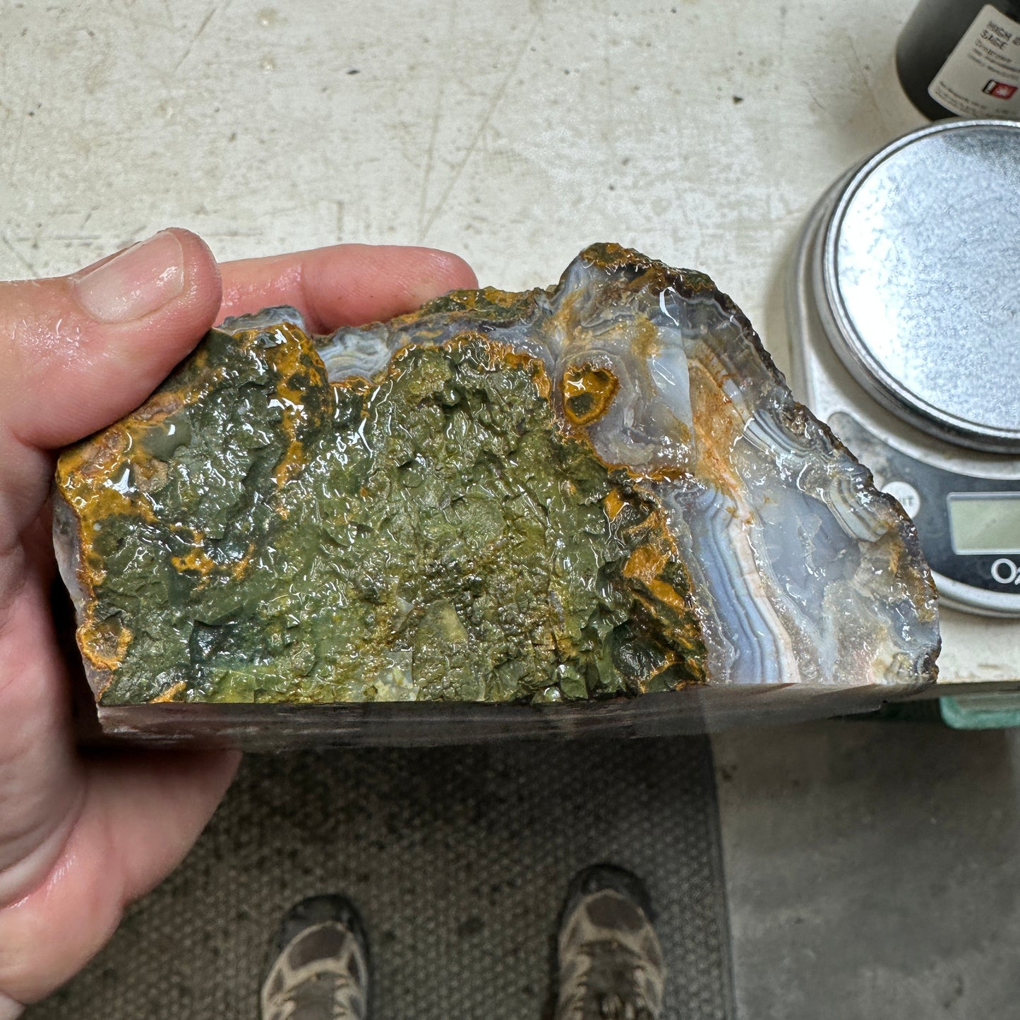 MOROCCAN KERROUCHEN AGATE Rough - 2.74 Pounds