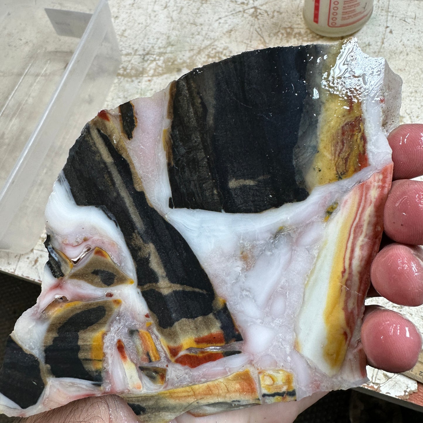 WINDY MOUNTAIN JASPER Slab - 223 grams