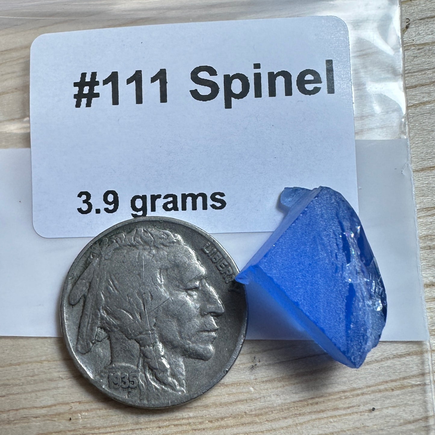 3.9 gram #111 SPINEL Facet Rough