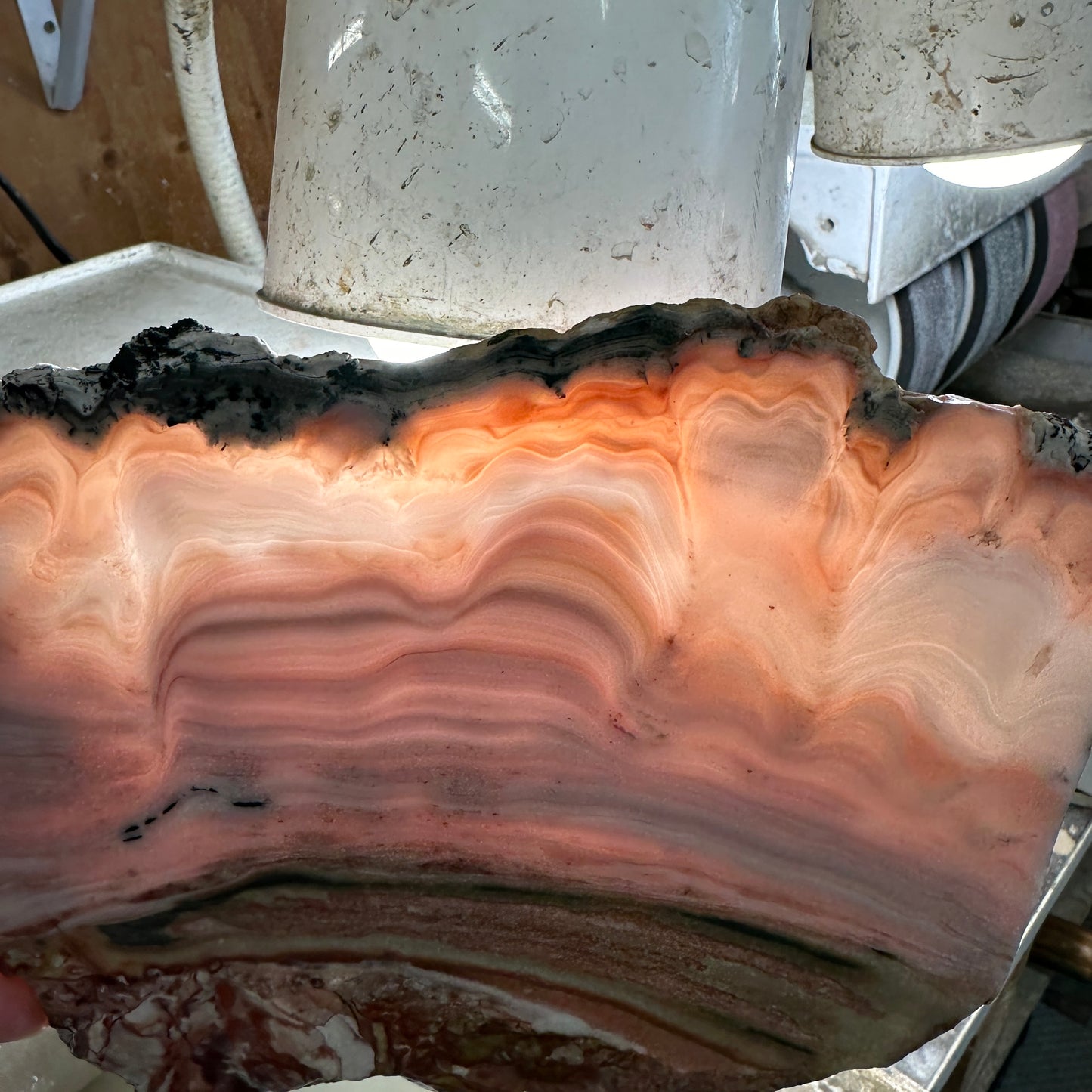 WINDY MOUNTAIN AGATE Slab - 520 grams