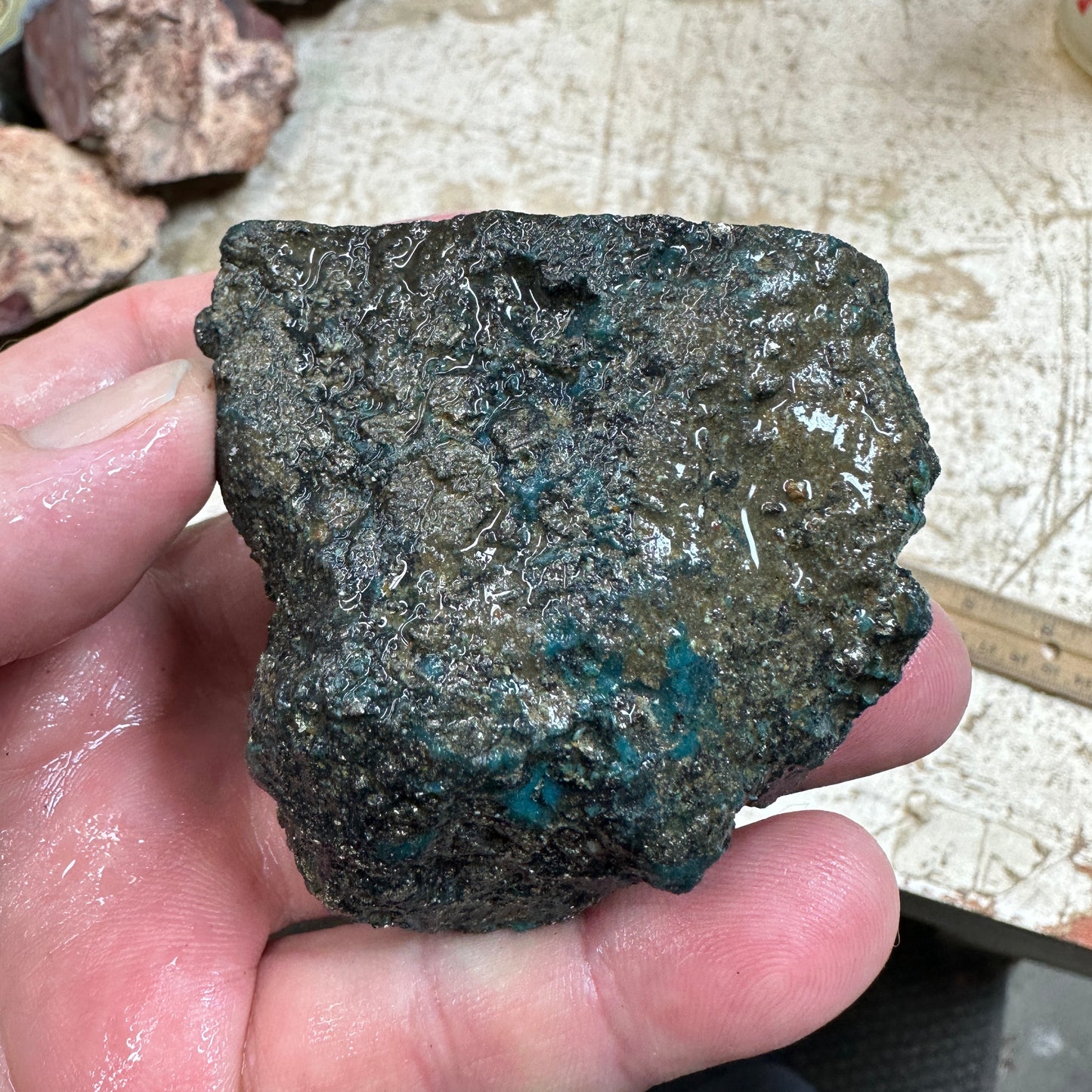 274 gram MORENCI2 Turquoise rough