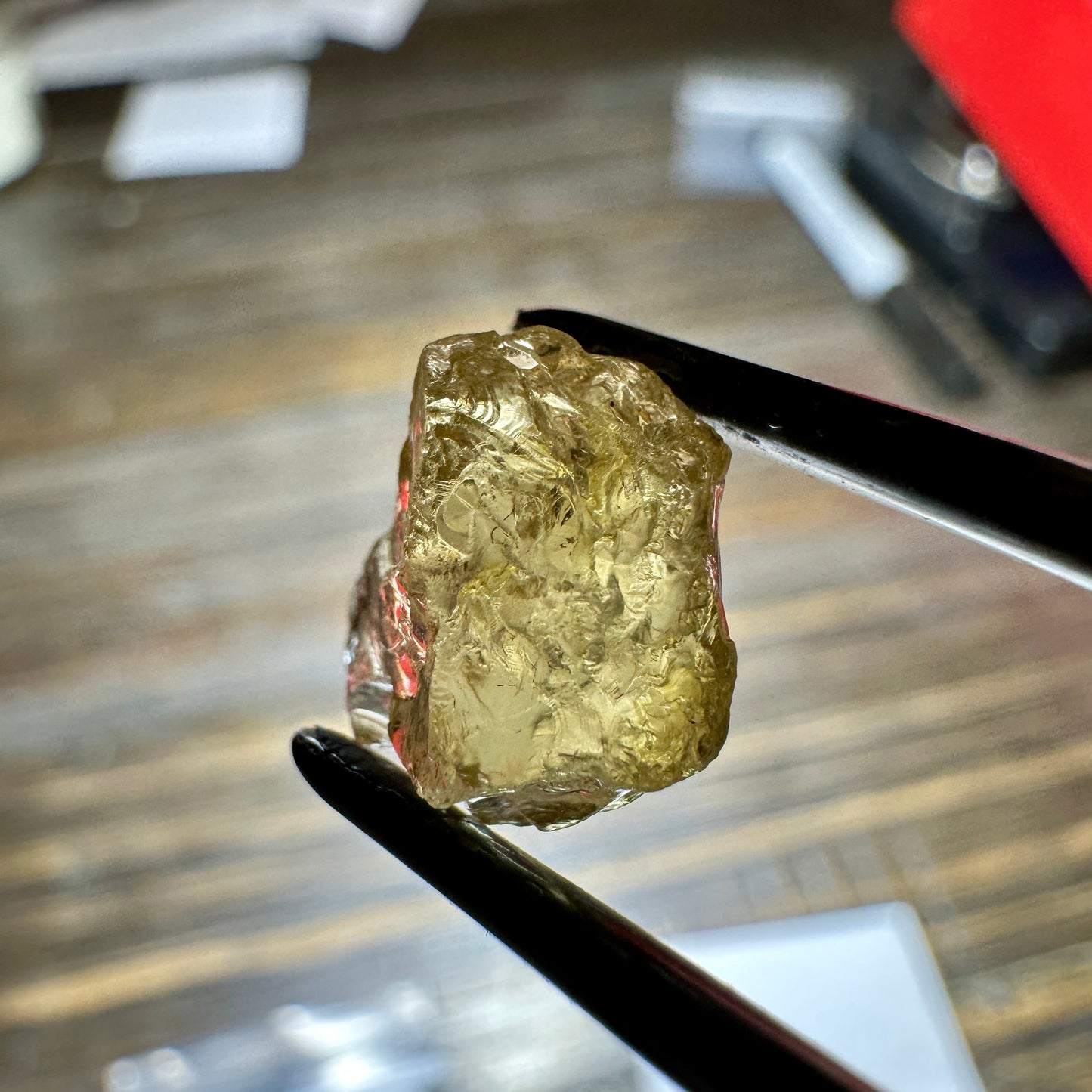 5.54ct GOLDEN BERYL Facet Rough