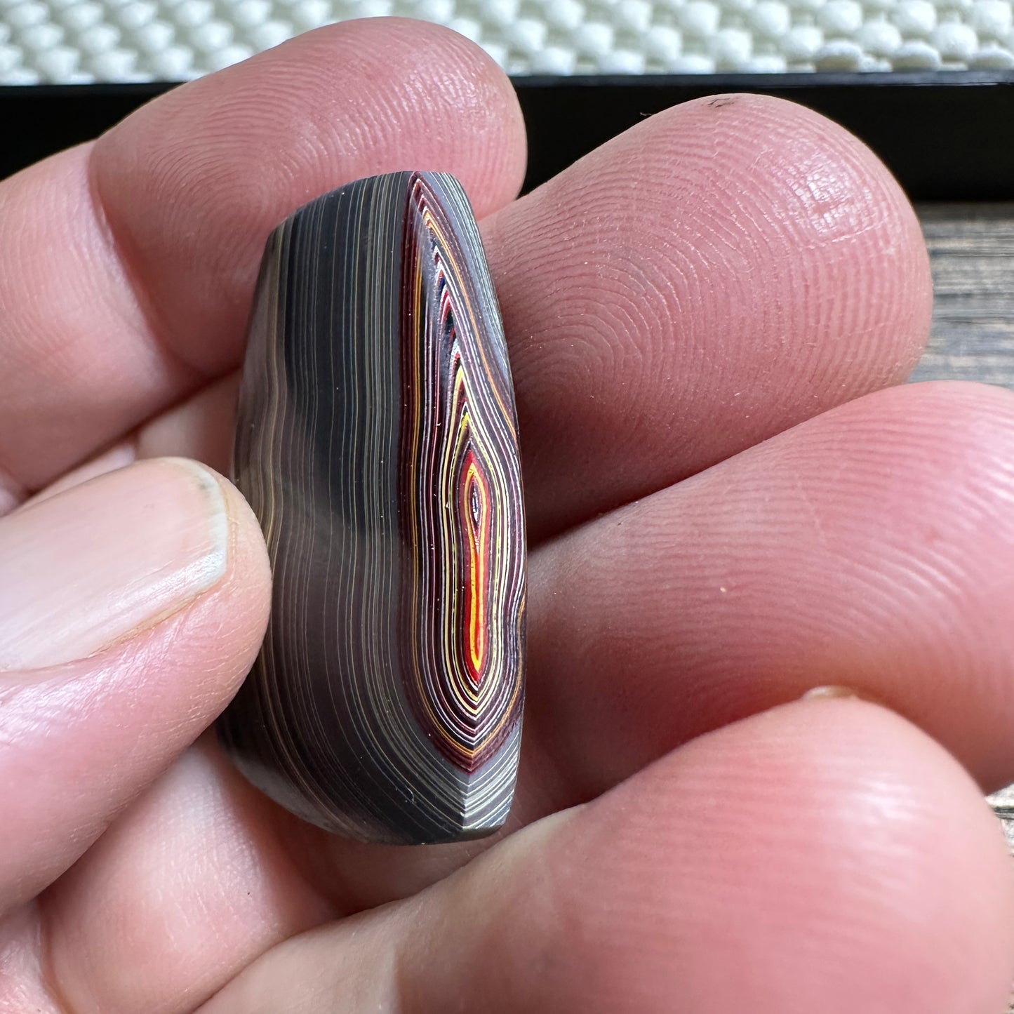 CORVETTE  Fordite cabochon