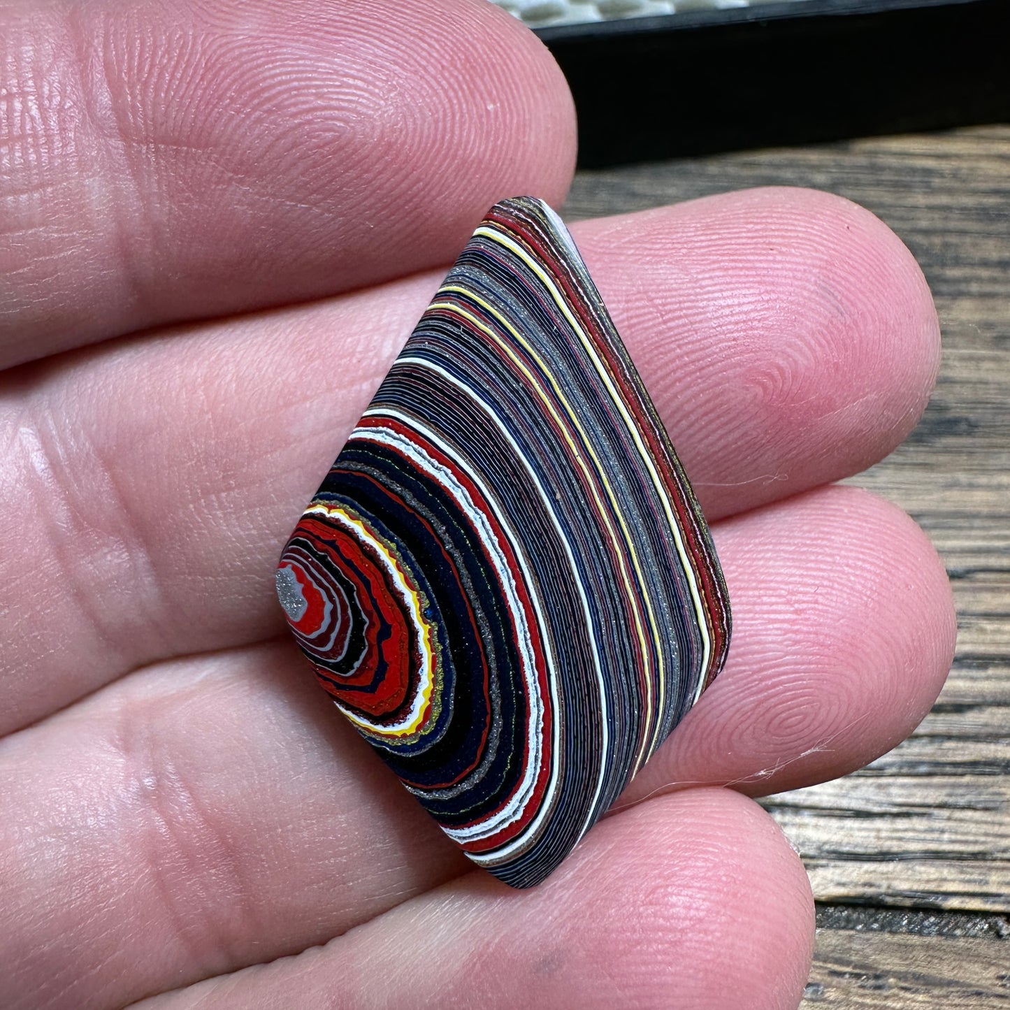 Corvette Fordite cabochon