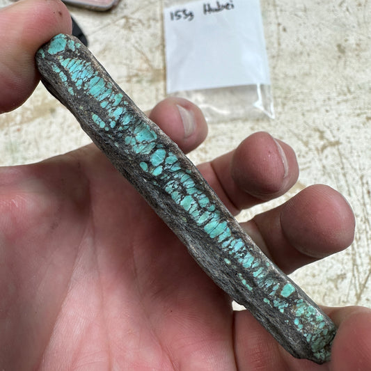 153 gram Hubei Turquoise rough