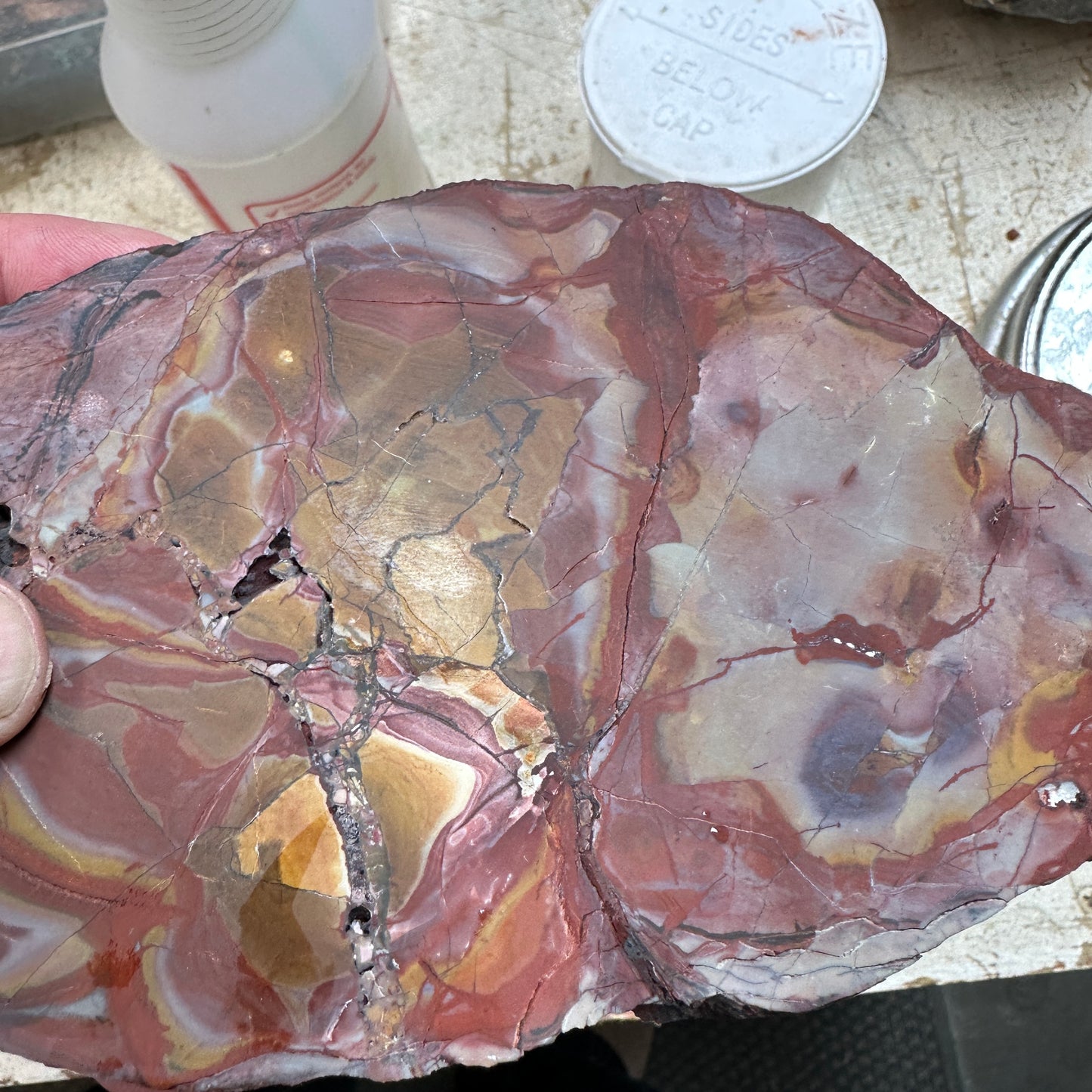 MESCALERO JASPER Slab - 229 grams