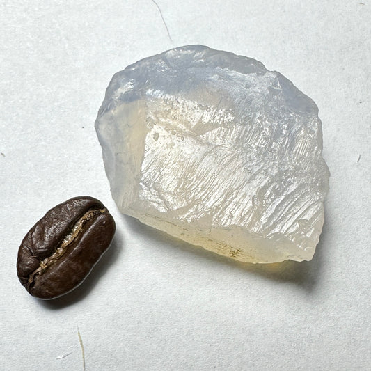 54.7ct MILKY QUARTZ Facet Rough