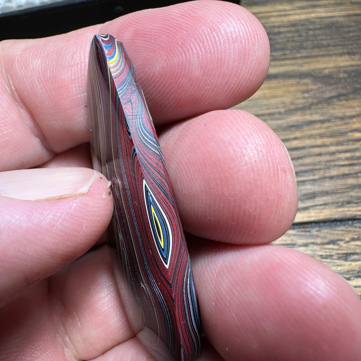 Corvette Fordite cabochon