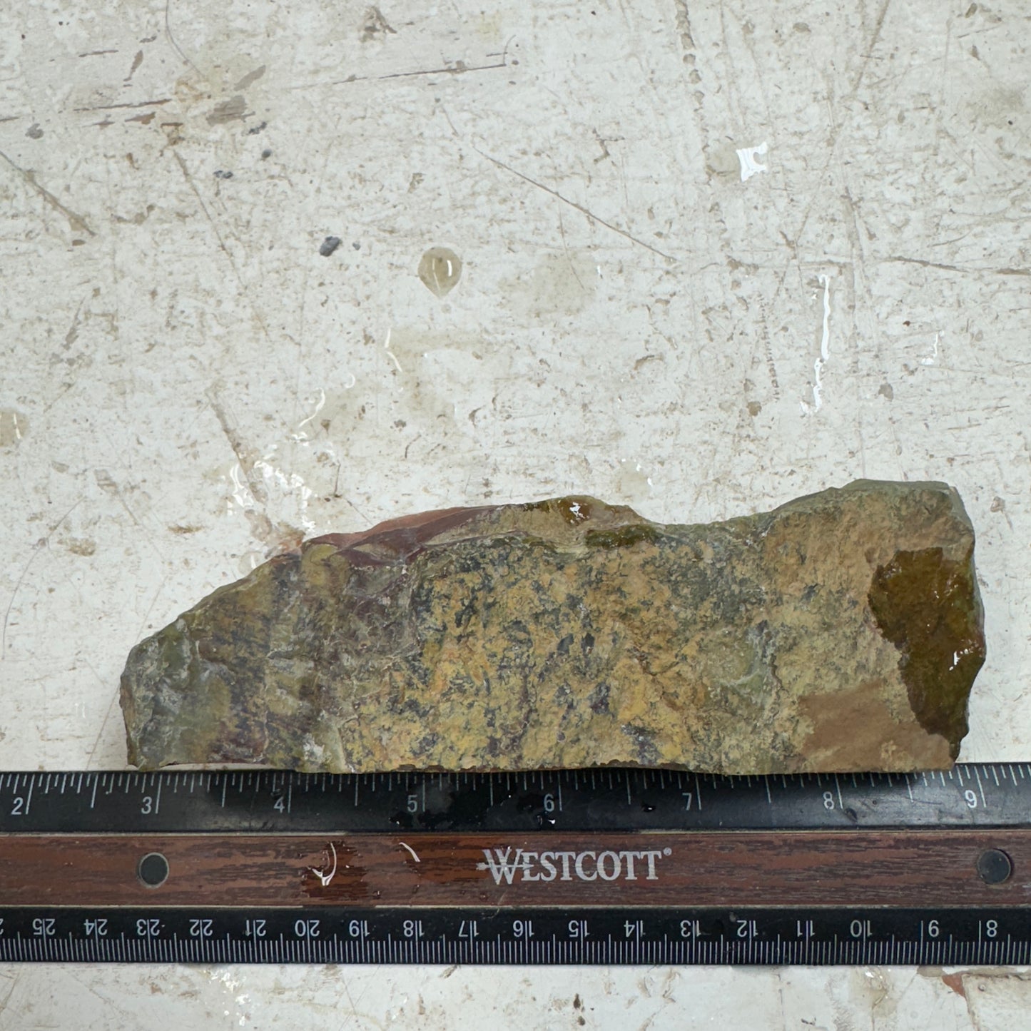 MORRISONITE JASPER Faced Rough - 0.86 Pounds