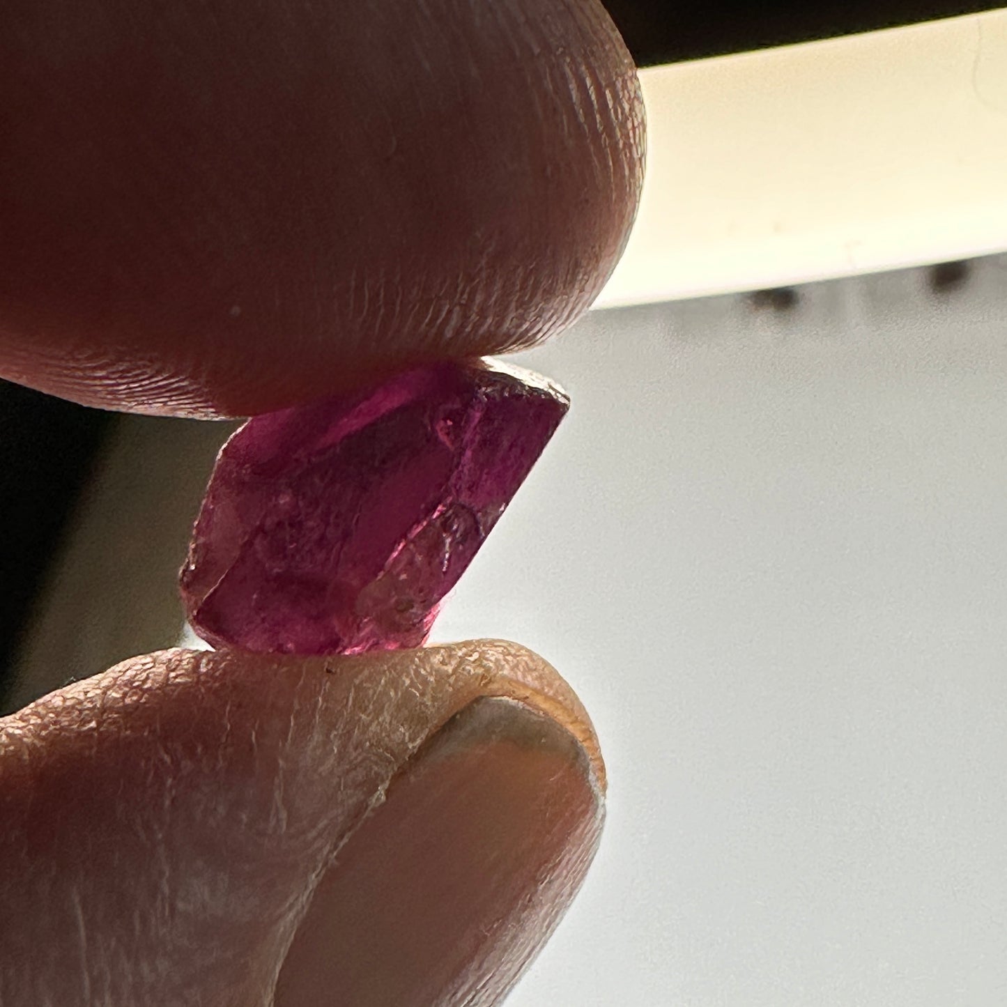 9.7ct RHODOLITE GARNET Facet Rough