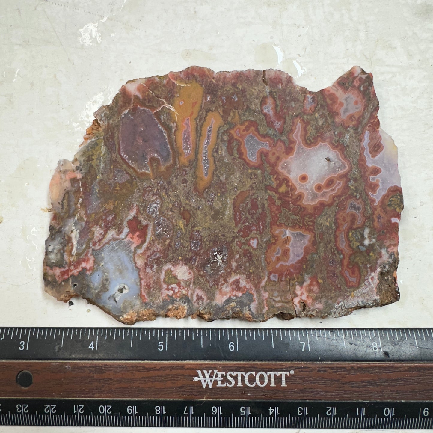 MOROCCAN SEAM AGATE Slab - 179 grams