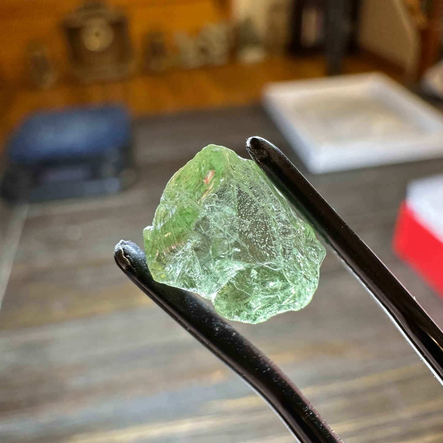 6.08ct GREEN DRAGON GARNET Facet Rough