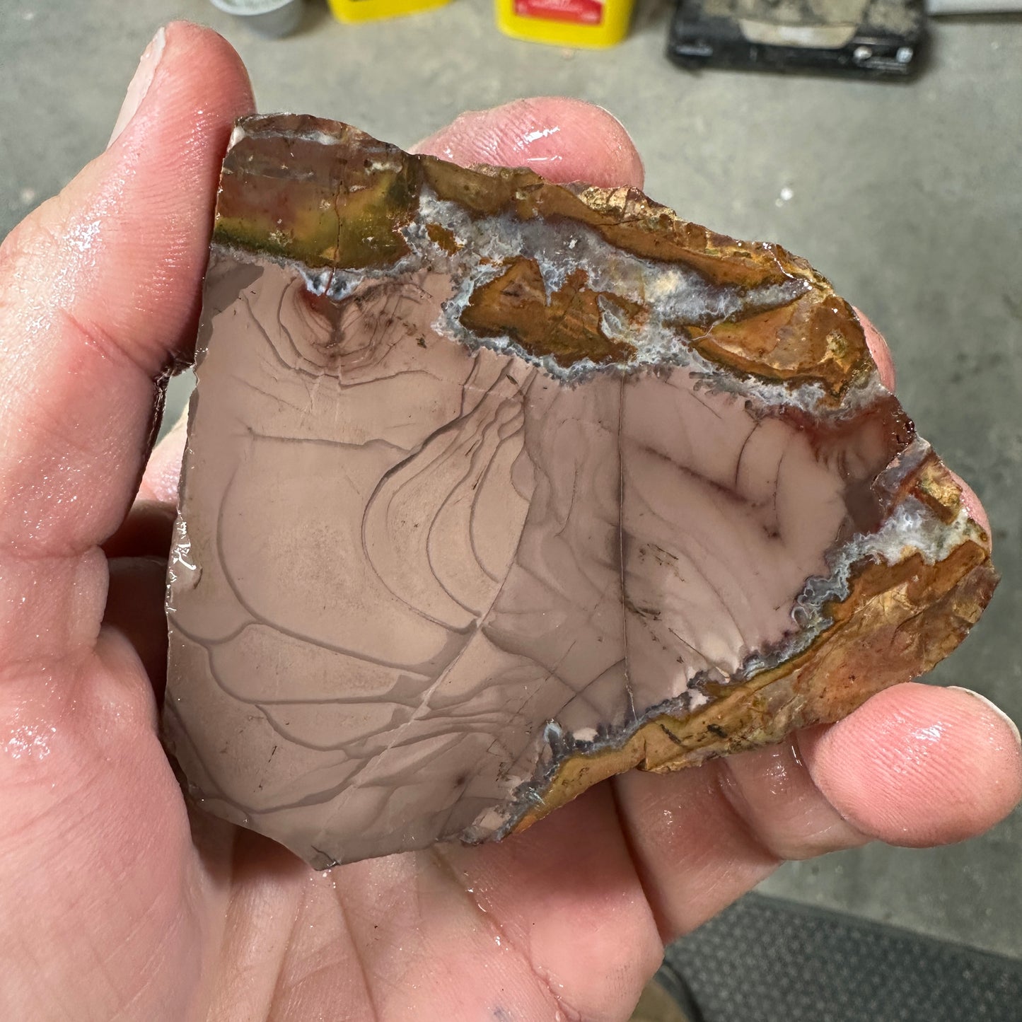 WILLOW CREEK JASPER Faced Rough - 0.67 Pounds