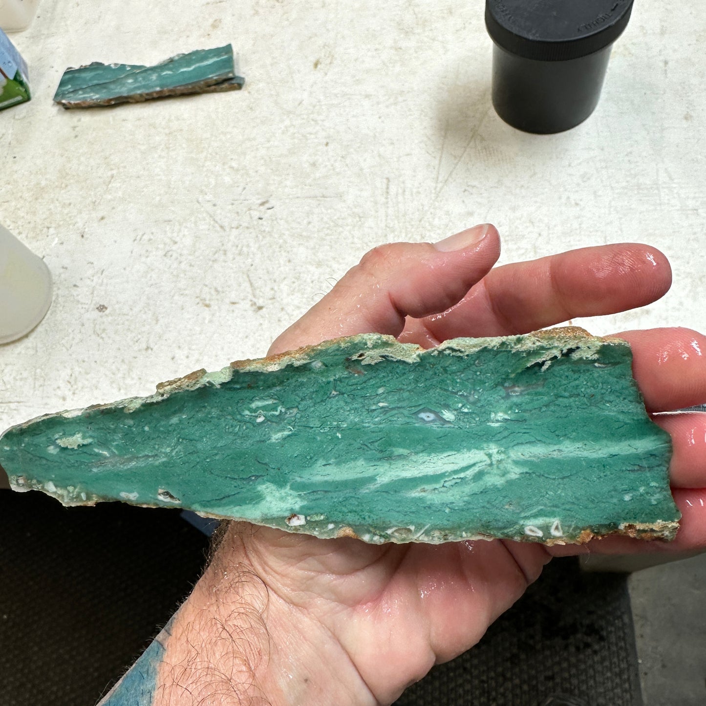 CHROME CHALCEDONY Slab - 107 grams