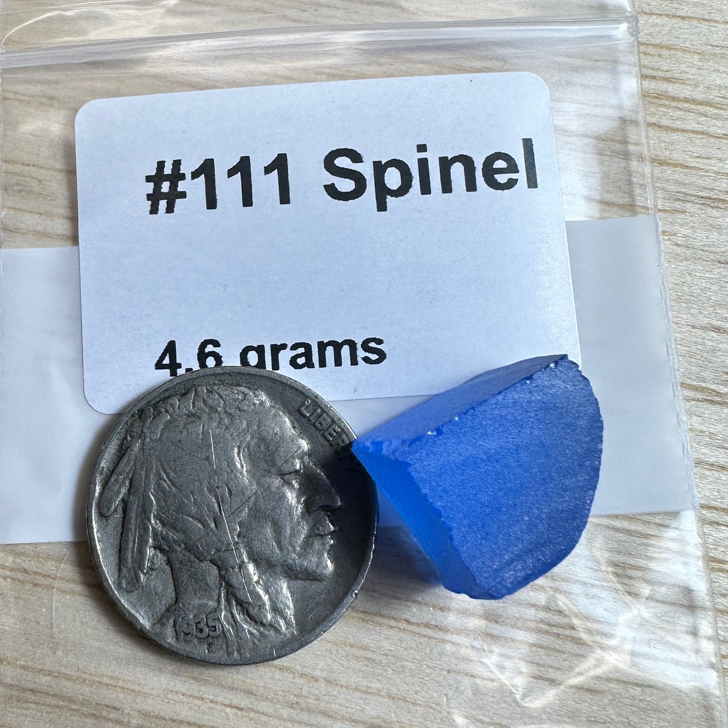 4.6 gram #111 SPINEL Facet Rough