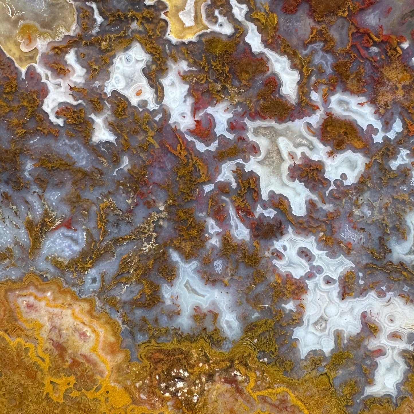 MEXICAN MOSS AGATE Slab - 163 grams