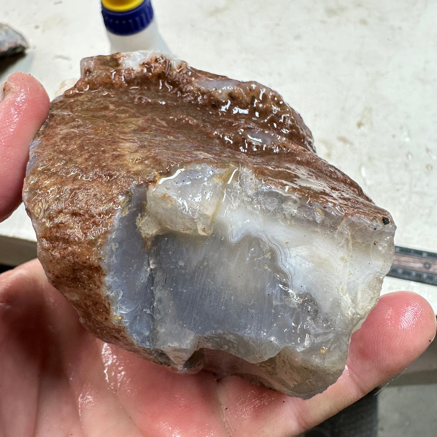 MOROCCAN AGATE Rough - 1.84 Pounds