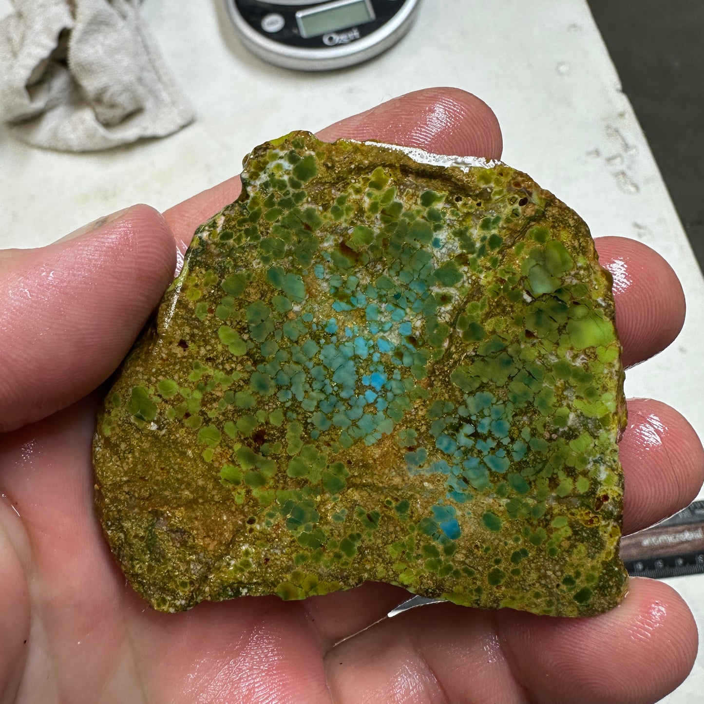 AUTUMN CREEK Turquoise rough - 108 grams