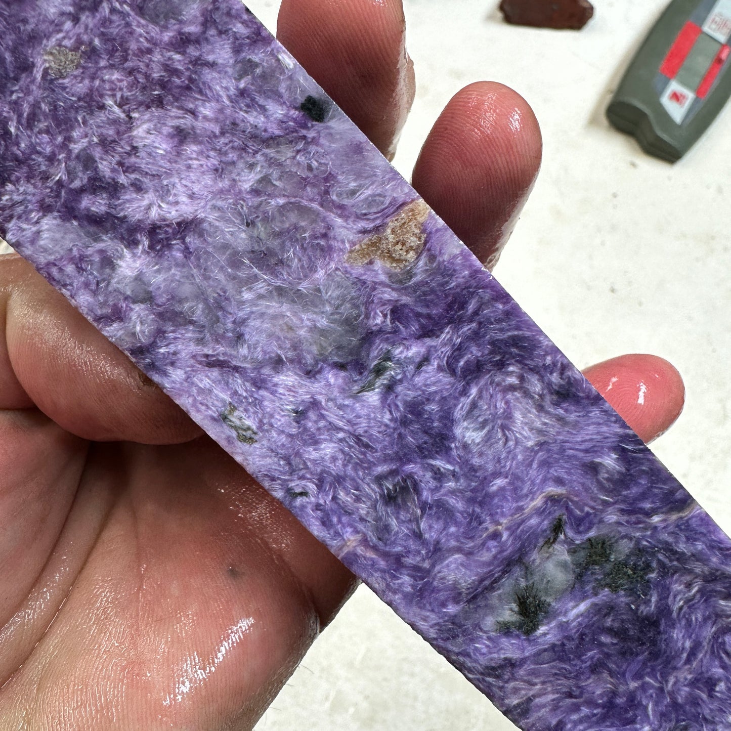 CHAROITE Blocked Rough - 1.51 Pounds