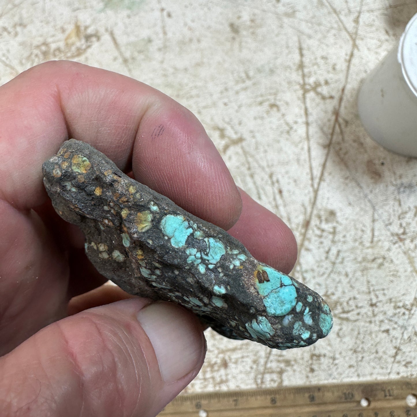 143 gram Hubei Turquoise rough