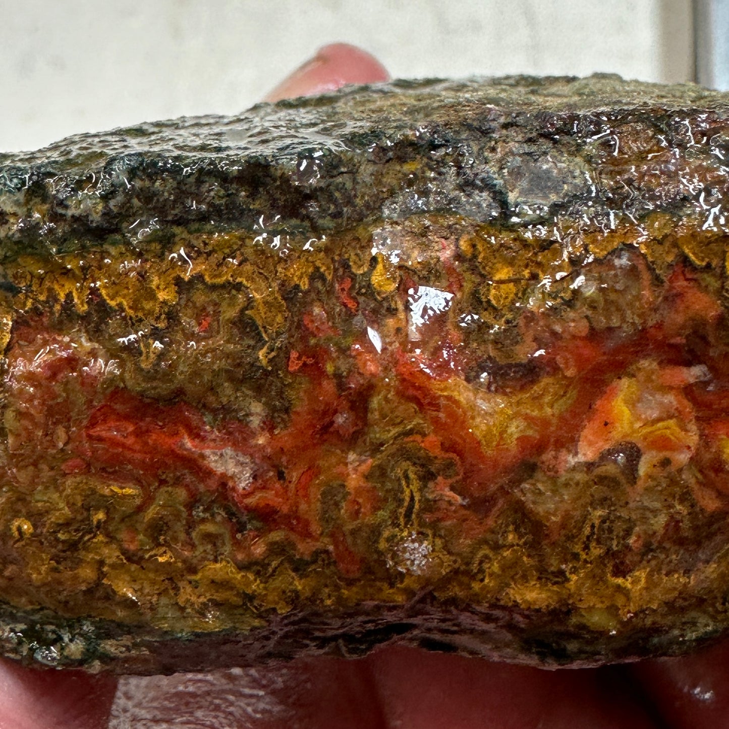 MOROCCAN SEAM AGATE Rough - 0.77 Pounds