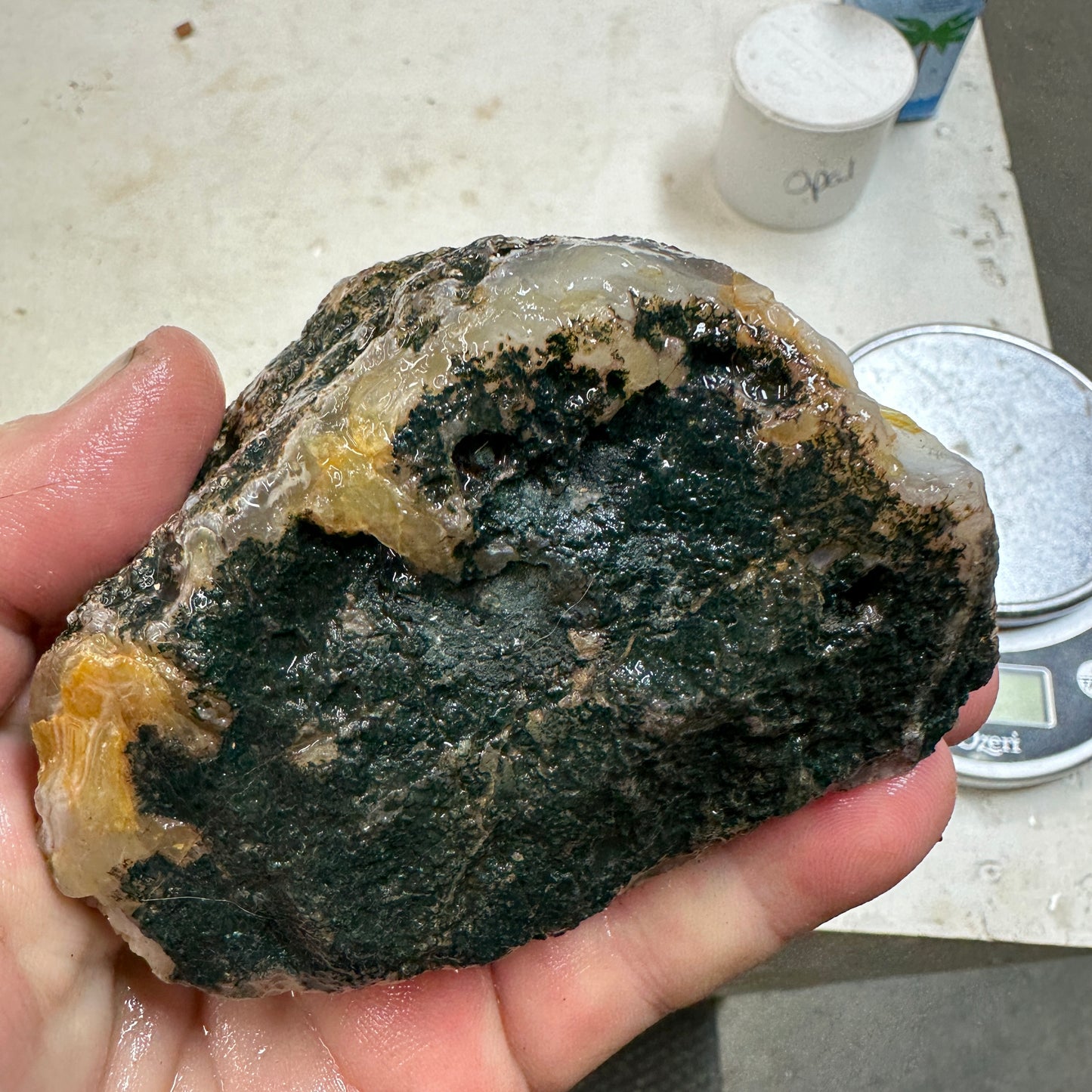 MOROCCAN AGATE Rough - 1.11 Pounds