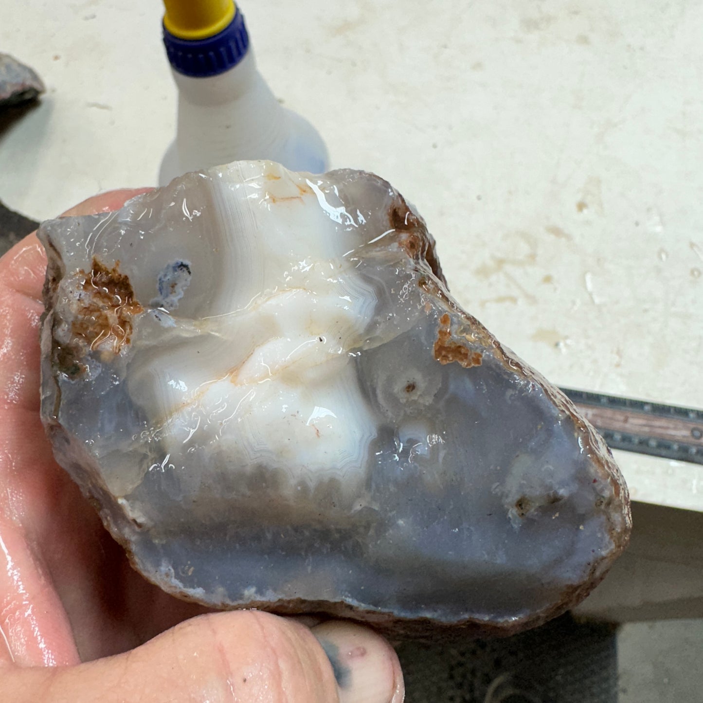 MOROCCAN AGATE Rough - 1.84 Pounds