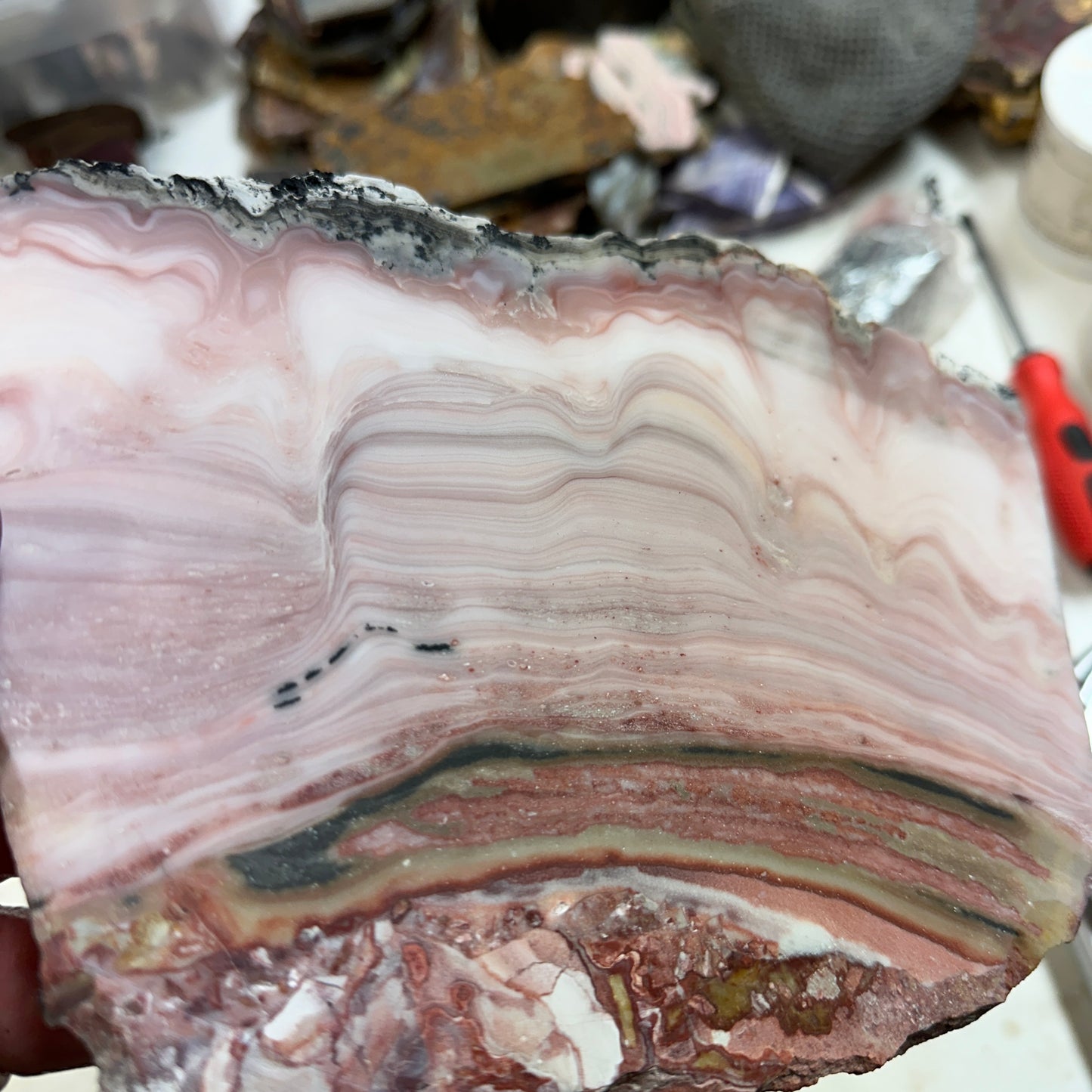 WINDY MOUNTAIN AGATE Slab - 520 grams