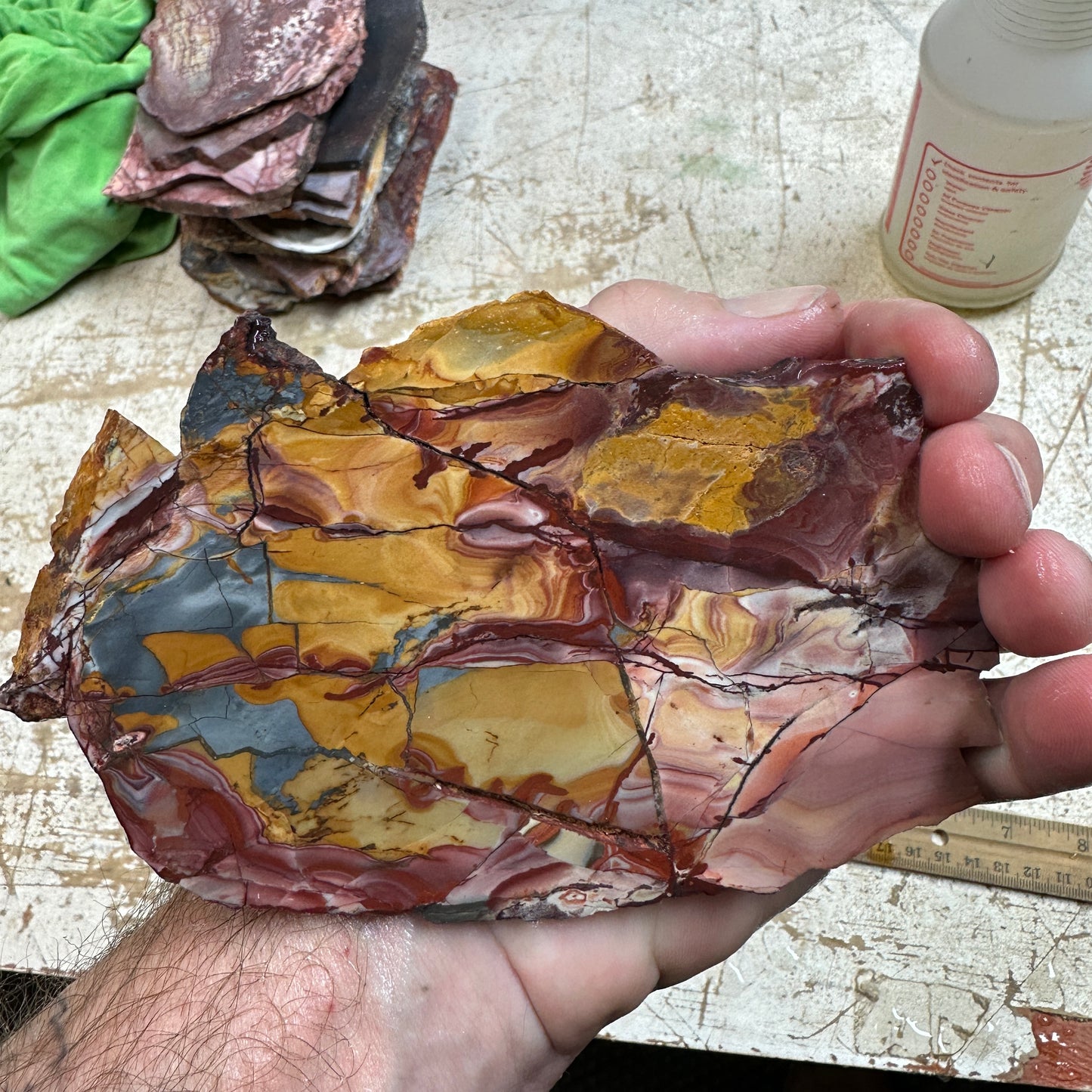 MESCALERO JASPER Slab - 179 grams