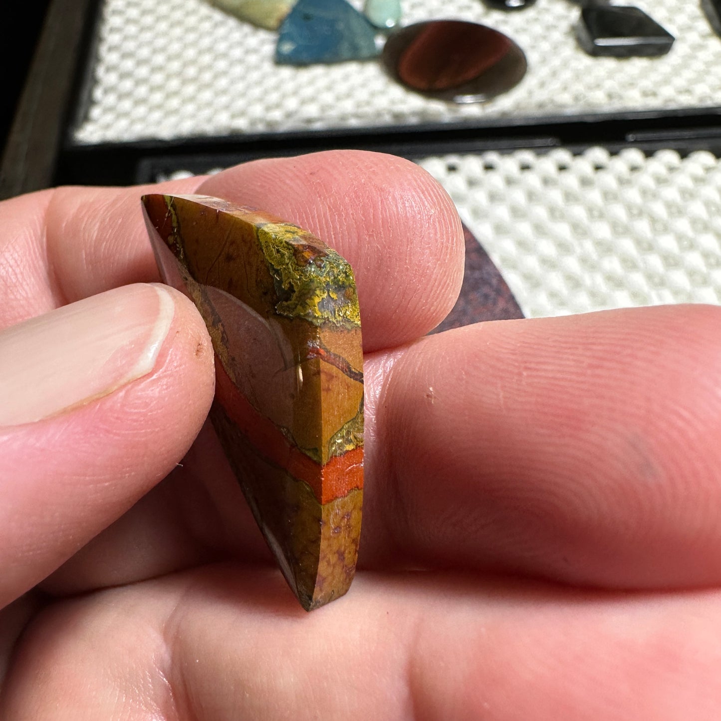 MOROCCAN SEAM AGATE cabochon