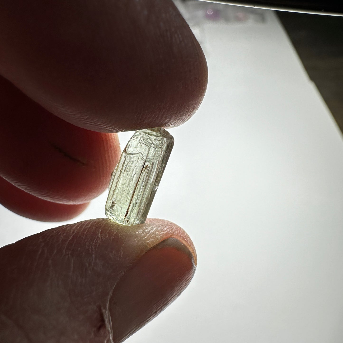 5.88ct GREEN TOURMALINE Facet Rough