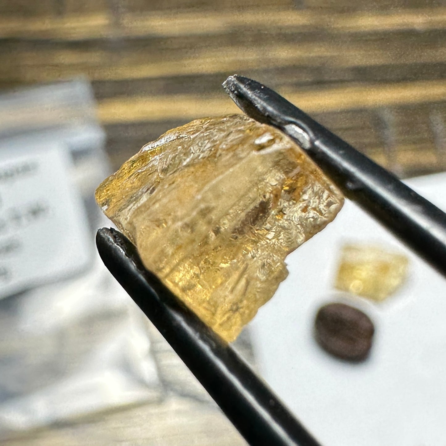 IMPERIAL TOPAZ 4pcs., 3.99g Facet Rough Parcel