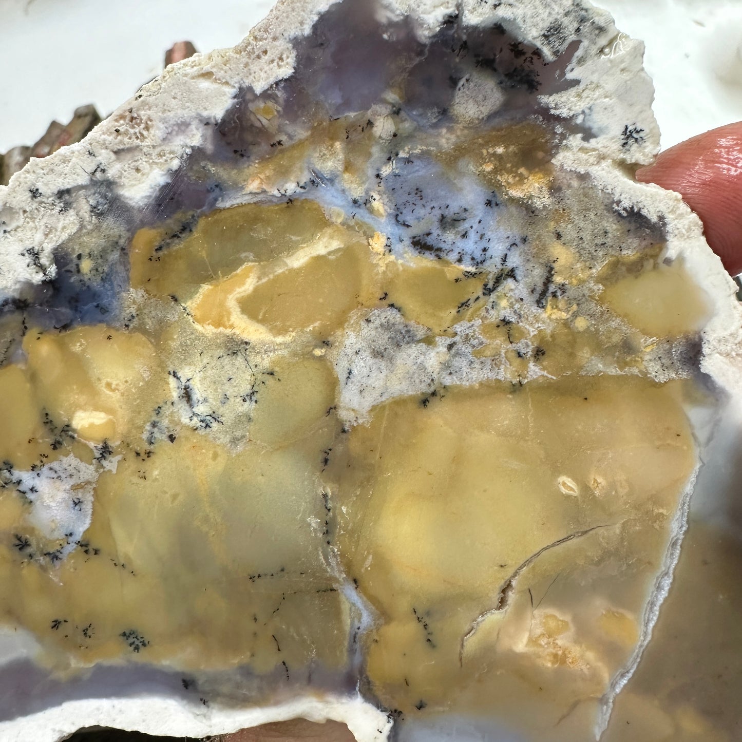 AMETHYST SAGE AGATE Slab - 271 grams