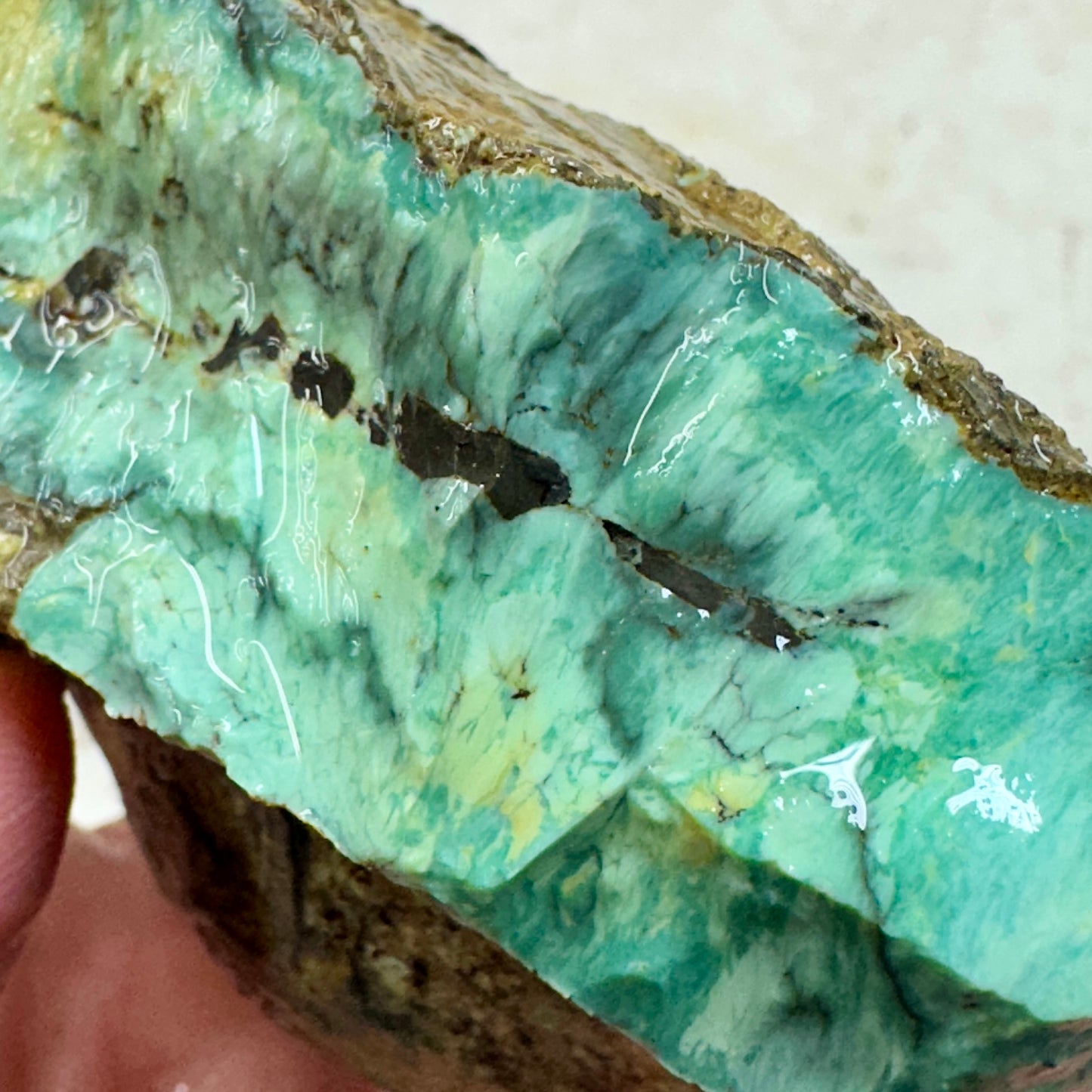 BROKEN ARROW VARISCITE Rough - 360 grams