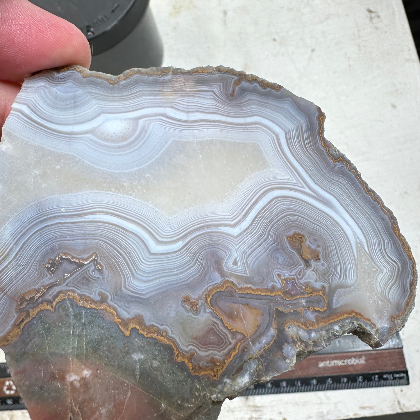 MOROCCAN SHADOW AGATE Slab - 115 grams