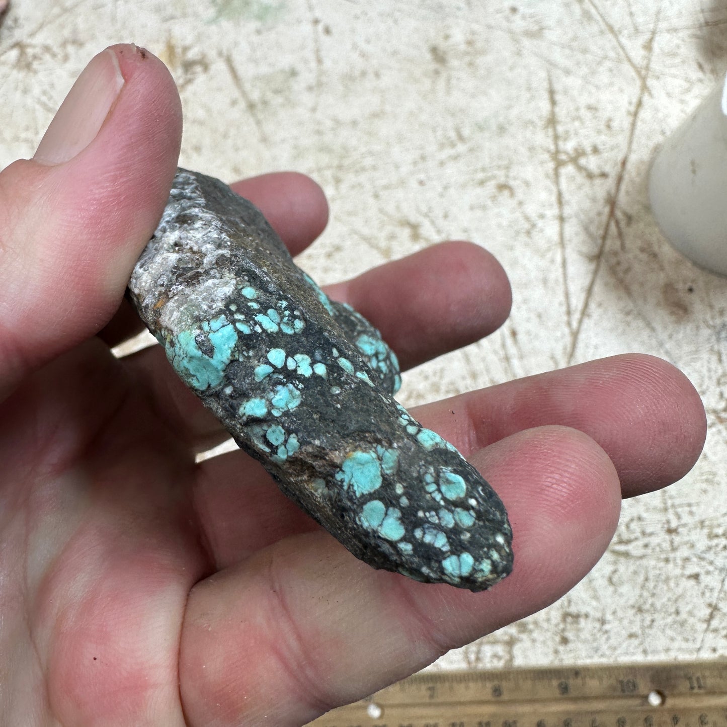 143 gram Hubei Turquoise rough