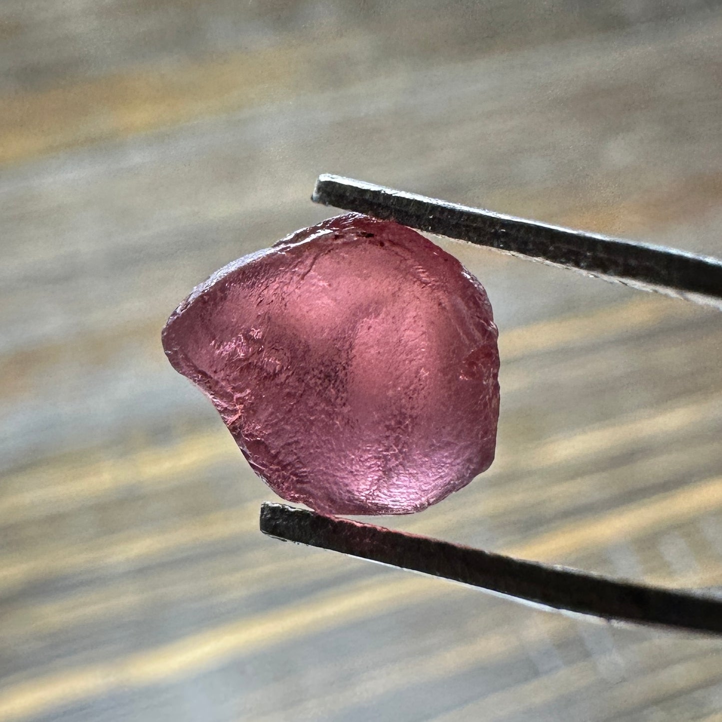 3.97ct MALAYA GARNET Facet Rough