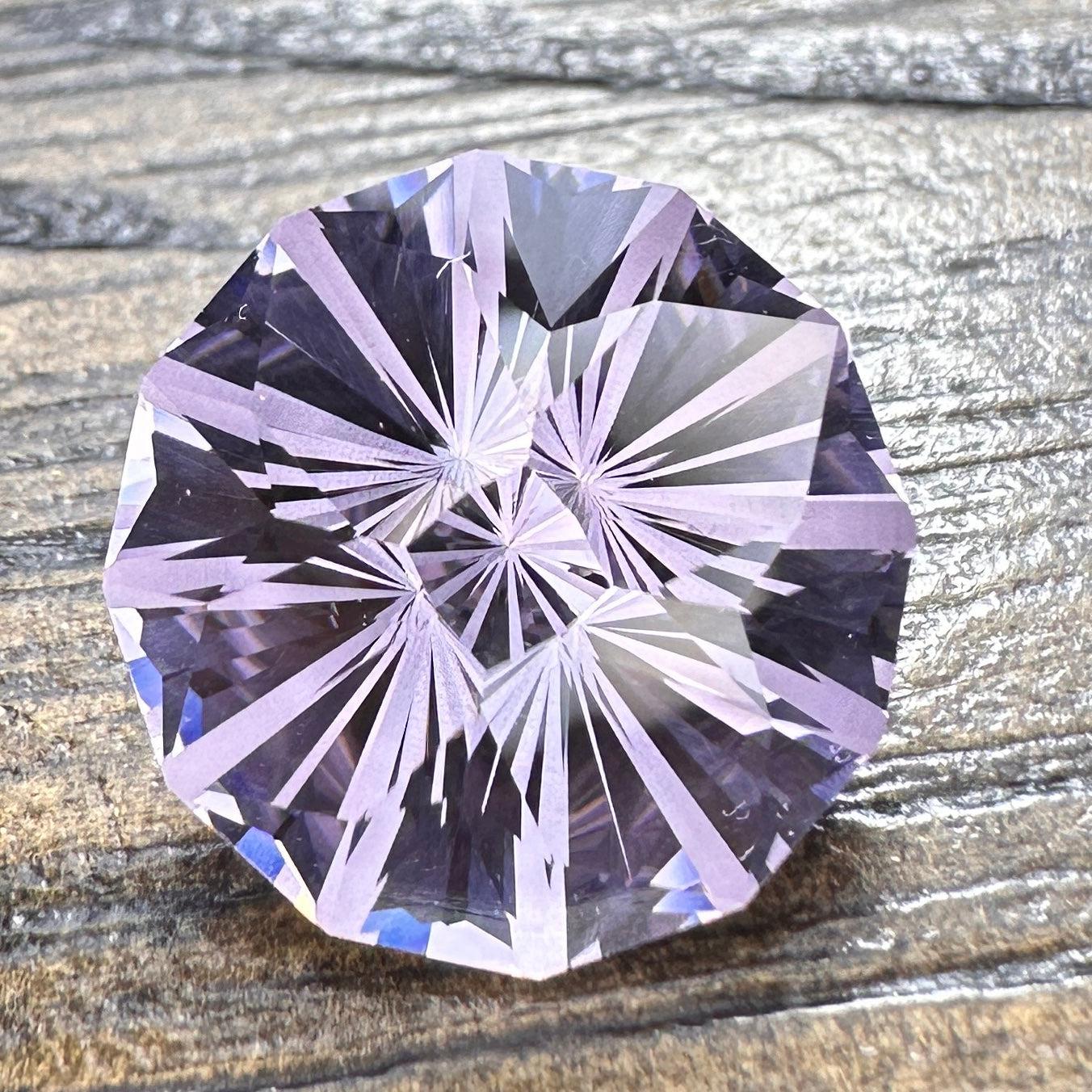 12.60ct Neodymium YAG Faceted Stone